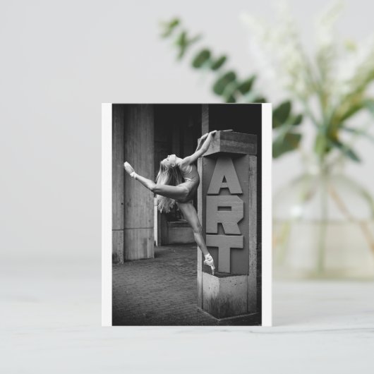 dans! briefkaart (Staand voorkant)