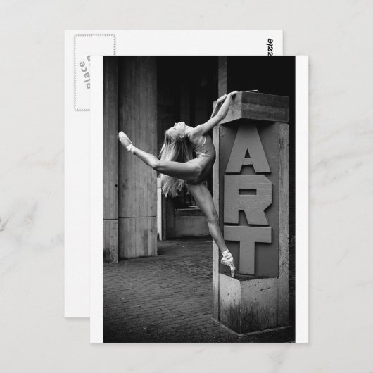 dans! briefkaart (Voorkant / Achterkant)