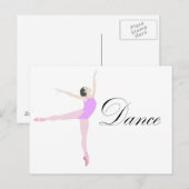 dans briefkaart (Voorkant / Achterkant)