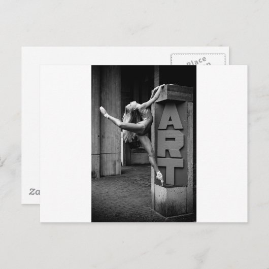 dans! briefkaart (Voorkant / Achterkant)