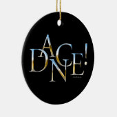 Dans! (Chrome) Keramisch Ornament (Rechts)