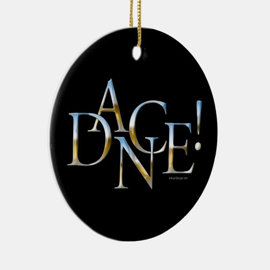 Dans! (Chrome) Keramisch Ornament (Rechts)