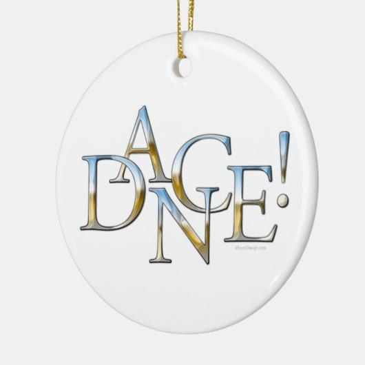 Dans! (Chrome) keramisch Ornament (Links)