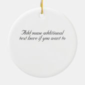 Dans! (Chrome) keramisch Ornament (Achterkant)