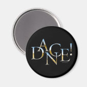 Dans! (Chrome) Magneet (Voorkant / Achterkant)