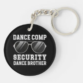 Dans Comp Beveiliging Dans Broer Van Een Danser Br Sleutelhanger (Achterkant)