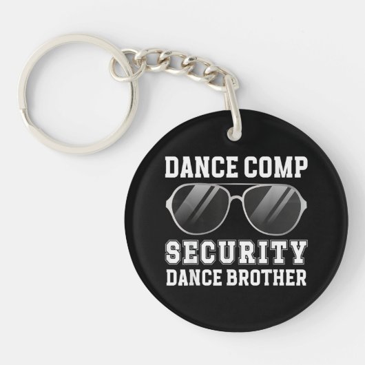 Dans Comp Beveiliging Dans Broer Van Een Danser Br Sleutelhanger (Voorkant)