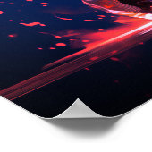 Dans cool hiphop meisje poster (Hoek)