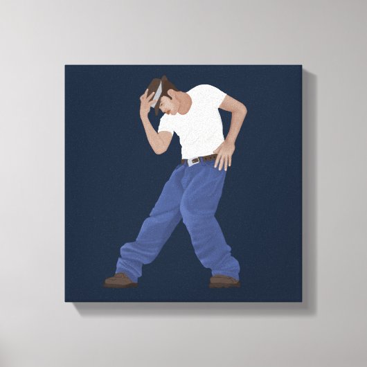 Dans Dans  Canvas Afdruk (Voorkant)