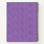 Dans, Dans, Dans Dagboek Notitieboek (Achterkant)