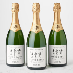 Dans Dans Totdat Je Dood Bent Bachelorette Weekend Sparkling Wijnetiket