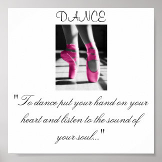 "Dans dansen zet je hand op je hand... Poster