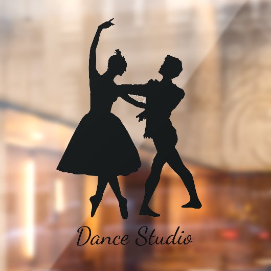 Dans dansend Design Window Cling Raamsticker (Vel 2)