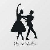 Dans dansend Design Window Cling Raamsticker (Vel)