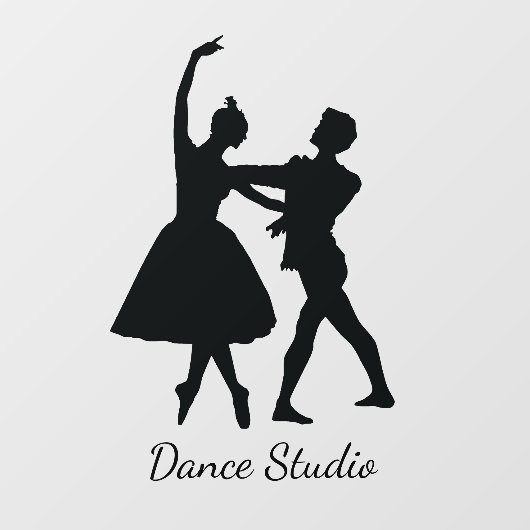 Dans dansend Design Window Cling Raamsticker (Vel)