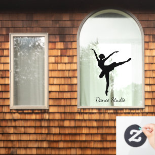Dans dansend Design Window Cling Raamsticker