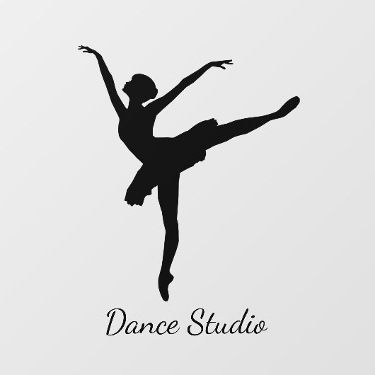 Dans dansend Design Window Cling Raamsticker (Vel)