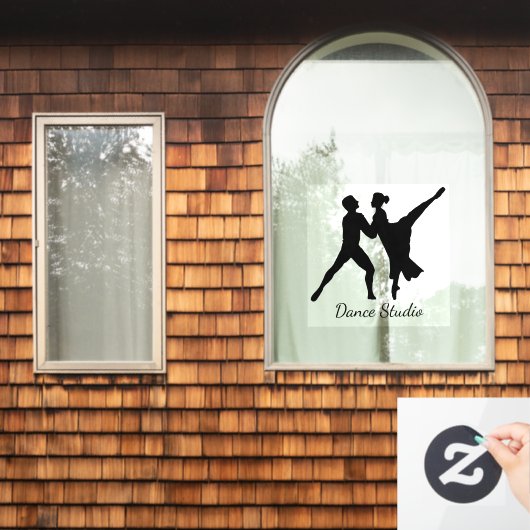 Dans dansend Design Window Cling Raamsticker (Huis Raam)