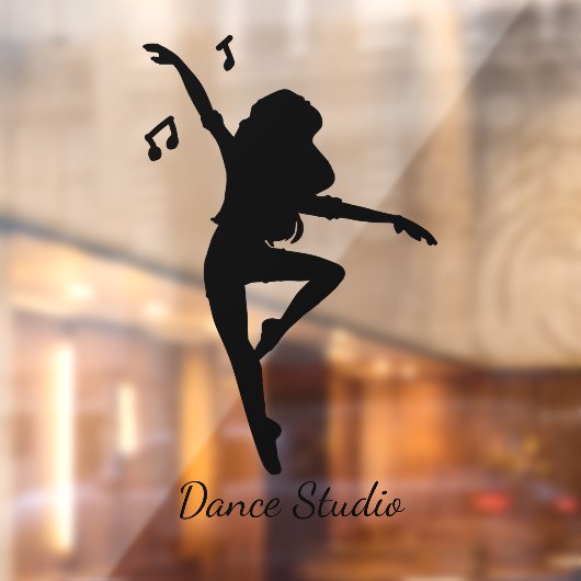 Dans dansend Design Window Cling Raamsticker (Vel 2)