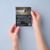 Dans-danser, dans-les Adverteren Flyer (Hand)