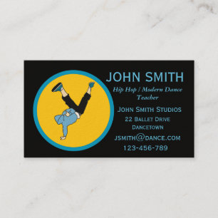Dans dansstudio hip Hop Visitekaartje