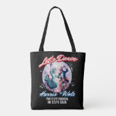 Dans de Harris Walz 2024 Liberty en Uncle Sam Tote Bag (Achterkant)