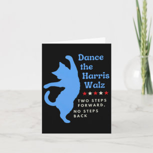 Dans de Harris Wheimer 2024 Cat Lady Stem Kamala Kaart