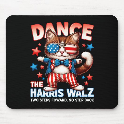 Dans de Harris Wheimer Grappige Kat Dames Kamala H Muismat (Voorkant)