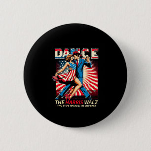 Dans de Harris Wheimer twee stappen vooruit Geen s Ronde Button 5,7 Cm