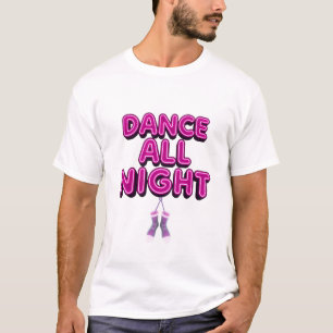 Dans de hele nacht Disco Schoenen Icon T-shirt