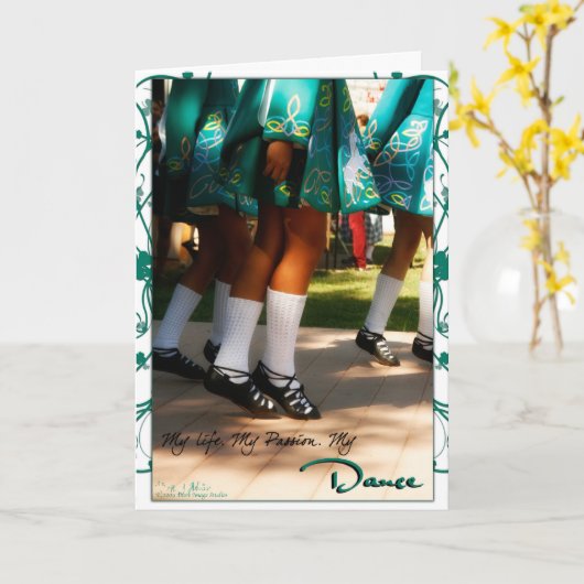 Dans de Kaart van de Dag van een St van het (Gele Bloem)