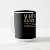  dans-definitiedesnelheid tweekleurige koffiemok (Voorkant links)