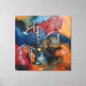 Dans der Elementen Canvas Afdruk (Voorkant)