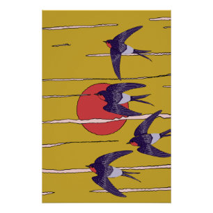 Dans der zwaluwen perfect poster