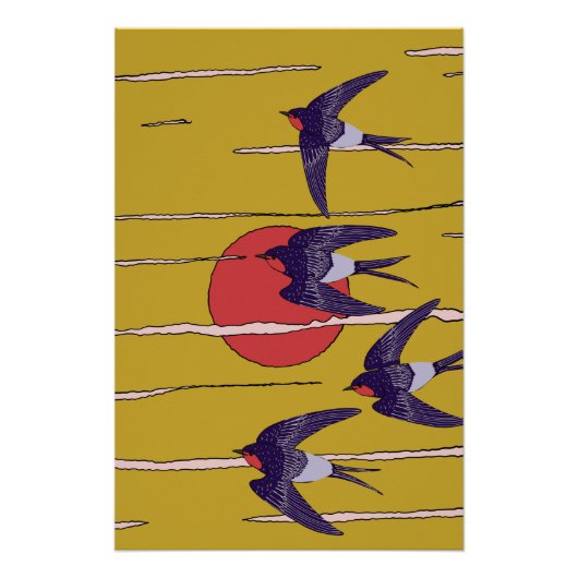 Dans der zwaluwen perfect poster (Voorkant)