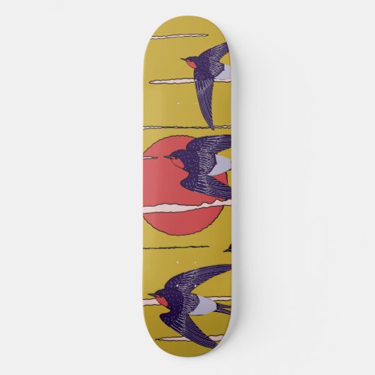 Dans der zwaluwen persoonlijk skateboard (Voorkant)