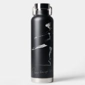 Dans door het leven, Gepersonaliseerde potloodball Waterfles (Voorkant)