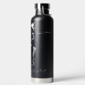 Dans door het leven, Gepersonaliseerde potloodball Waterfles (Links)