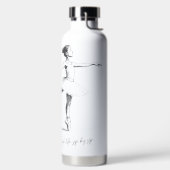 Dans door het Leven, Potlood Ballerina Persoonlijk Waterfles (Links)