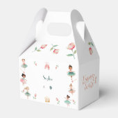 Dans & draai meisje verjaardagsfeest bedankdoosjes (Achterkant)