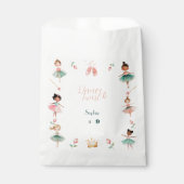 Dans & draai meisje verjaardagsfeest bedankzakje (Voorkant)
