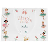 Dans & draai meisje verjaardagsfeest groot cadeauzakje (Achterkant)