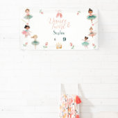 Dans & draai meisje verjaardagsfeest spandoek (Insitu)