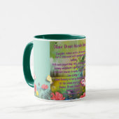 Dans. Droom. Dwaal. Bloom. — Inspirerend peuk Mok (Voorkant links)