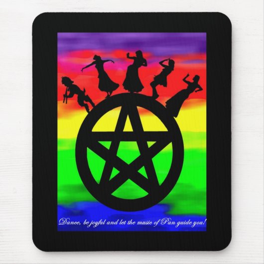 Dans en ben blij! muismat (Voorkant)