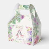 Dans en draai ballerina verjaardag bedankdoosjes (Achterkant)