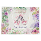 Dans en draai ballerina verjaardag groot cadeauzakje (Achterkant)