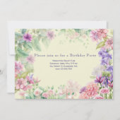 Dans en draai ballerina verjaardag kaart (Achterkant)