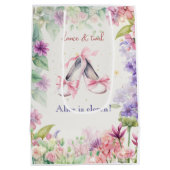 Dans en draai ballerina verjaardag medium cadeauzakje (Achterkant)