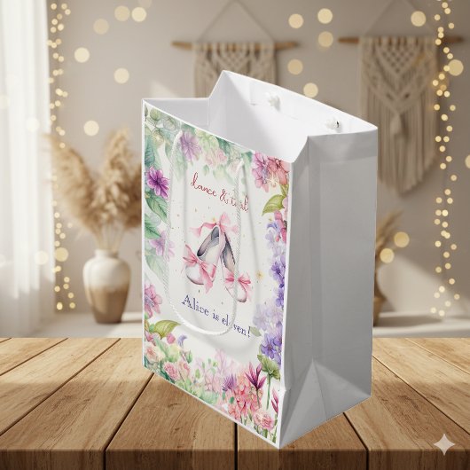 Dans en draai ballerina verjaardag medium cadeauzakje